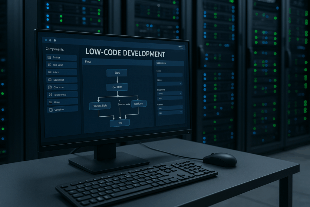 Environnement de développement Low-Code sur un serveur