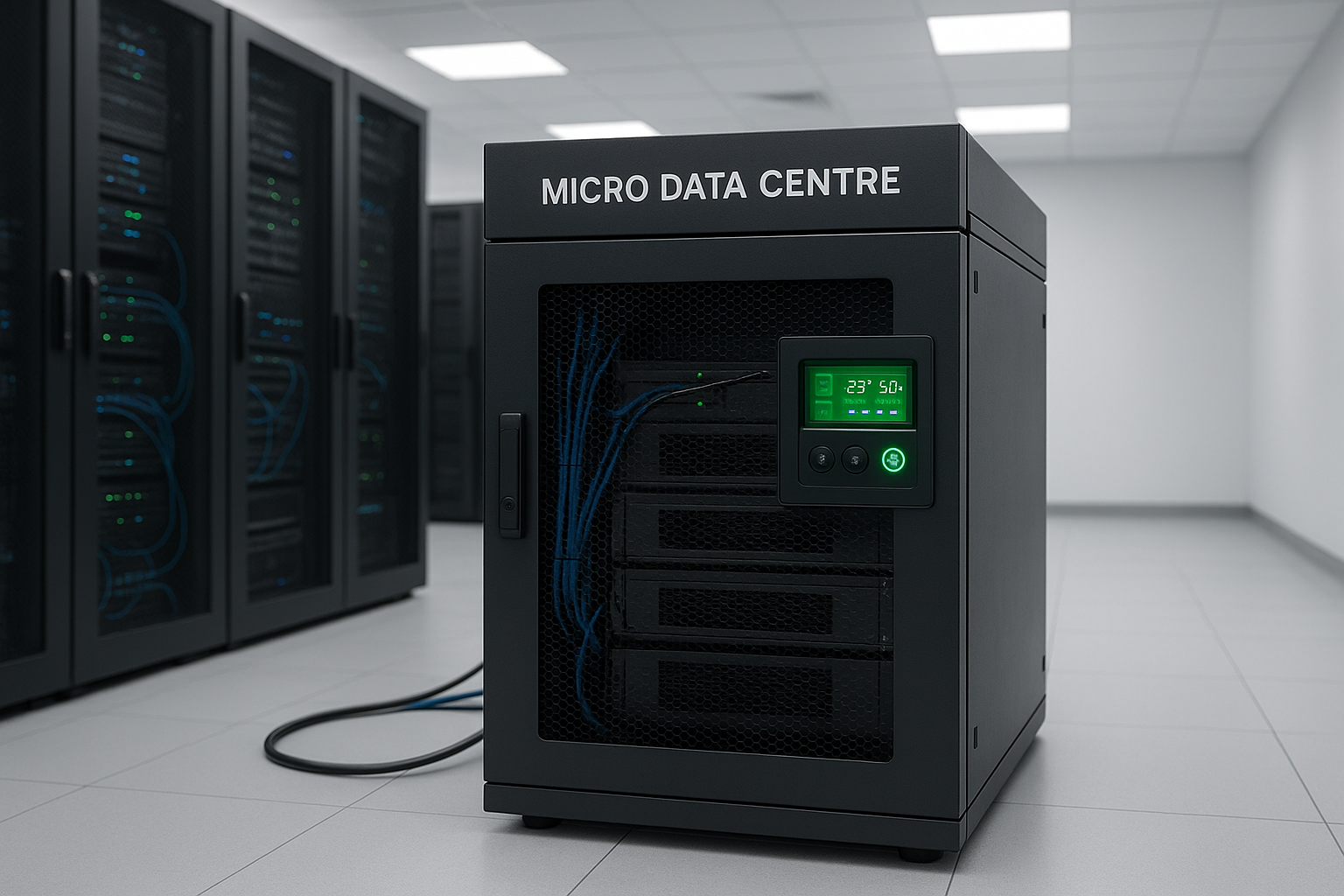 Micro-Data-Centre Serverrack Infrastructure d'hébergement moderne