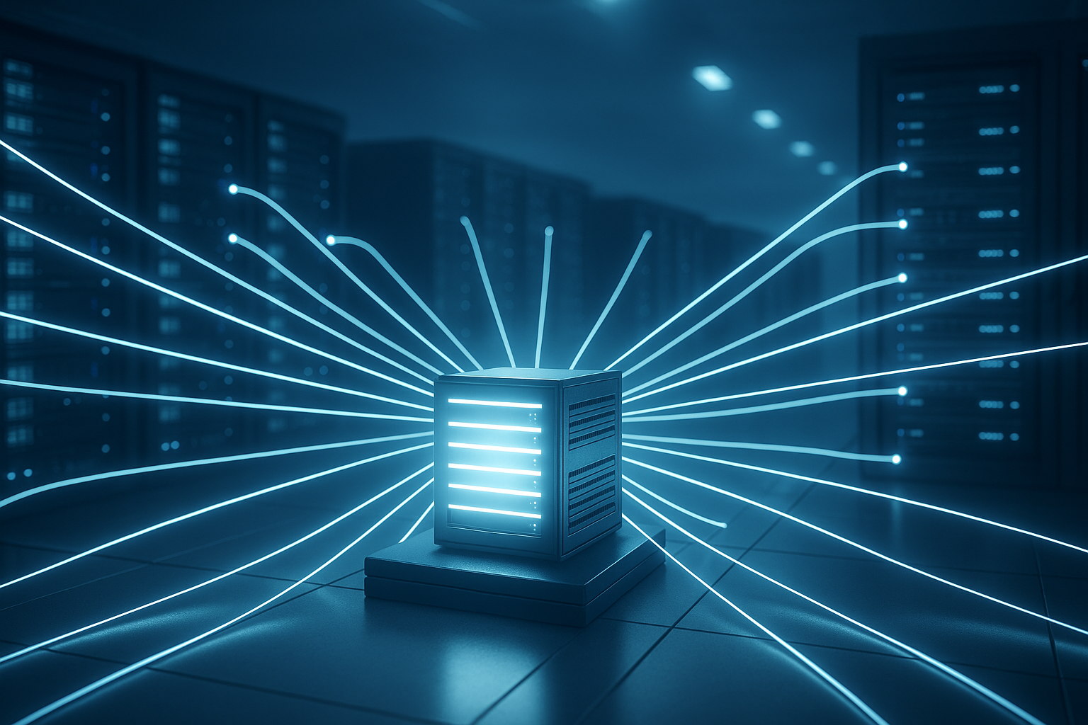 Architecture de proxy inverse avec serveur central et systèmes backend distribués