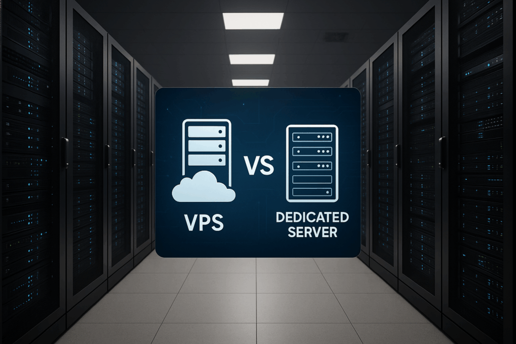 Comparer les serveurs photoréalistes dans le centre de données, les serveurs dédiés et les VPS