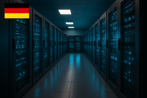 Serveurs modernes dans le centre de données pour l'hébergement web 2025
