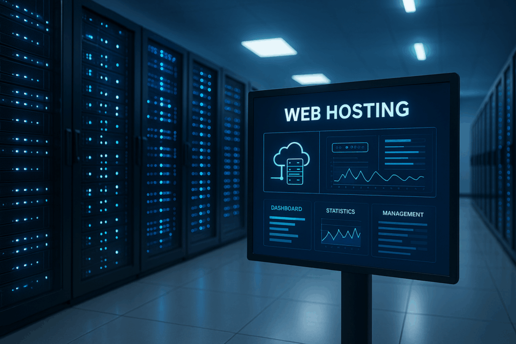 Serveur avec interface Plesk pour l'administration centrale du serveur d'hébergement web