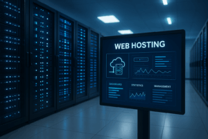 Serveur avec interface Plesk pour l'administration centrale du serveur d'hébergement web