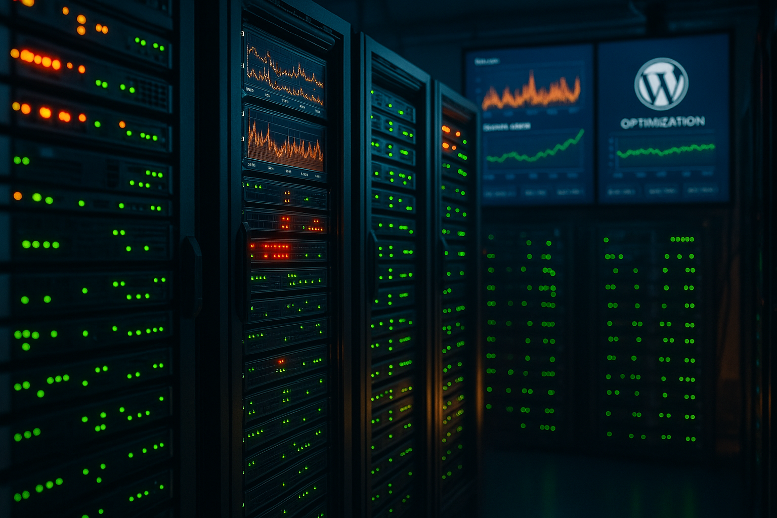 Infrastructure serveur avec charge CPU inégale et surveillance des performances