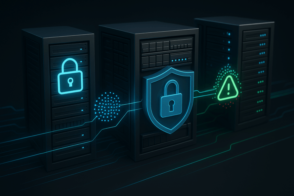 Infrastructure de cache sécurisée avec mesures de protection numériques contre les fuites de données