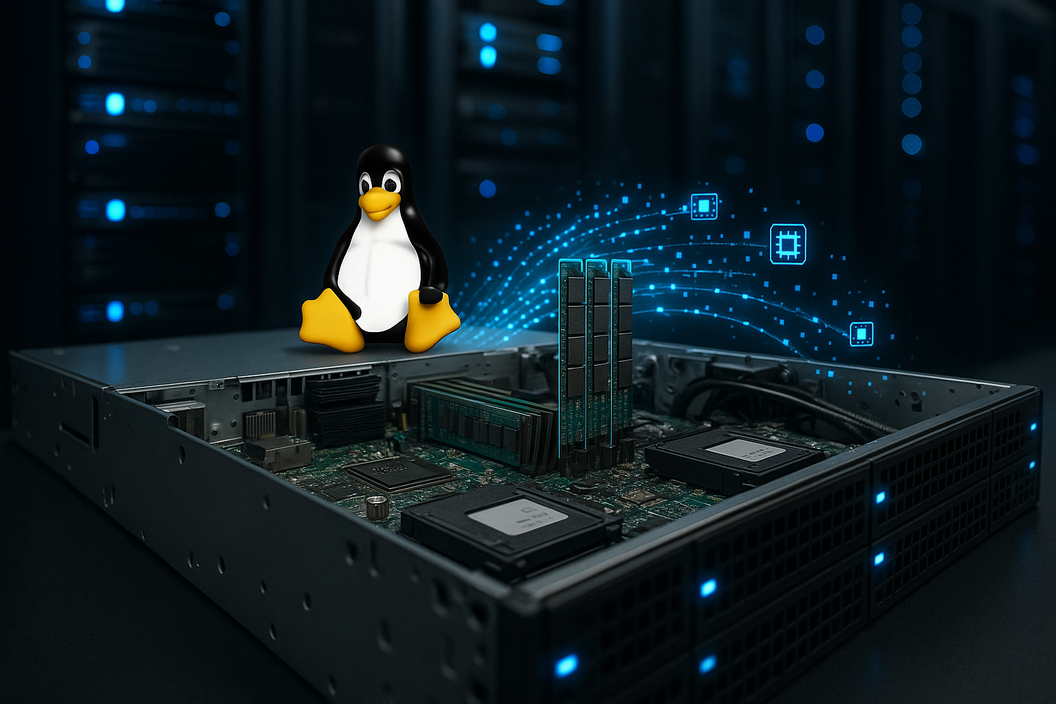 Cache de page Linux dans le serveur avec mise en cache RAM pour des performances élevées