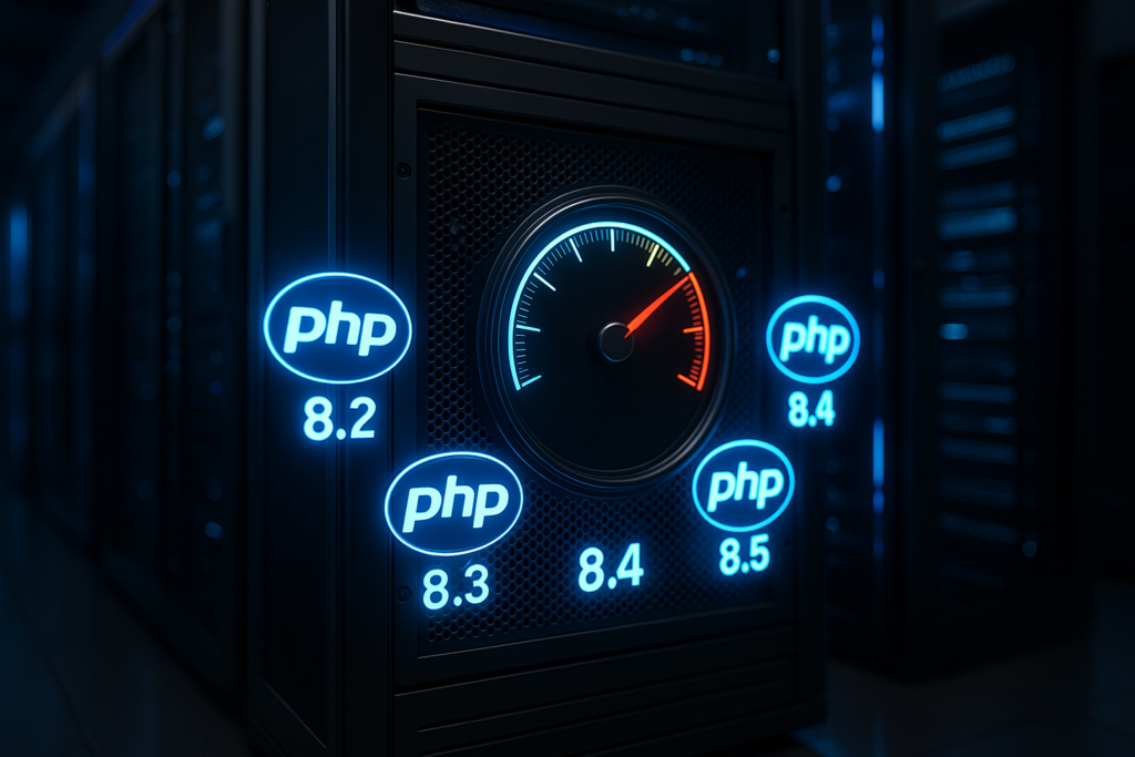 Comparaison des performances des serveurs équipés de PHP dans un centre de données