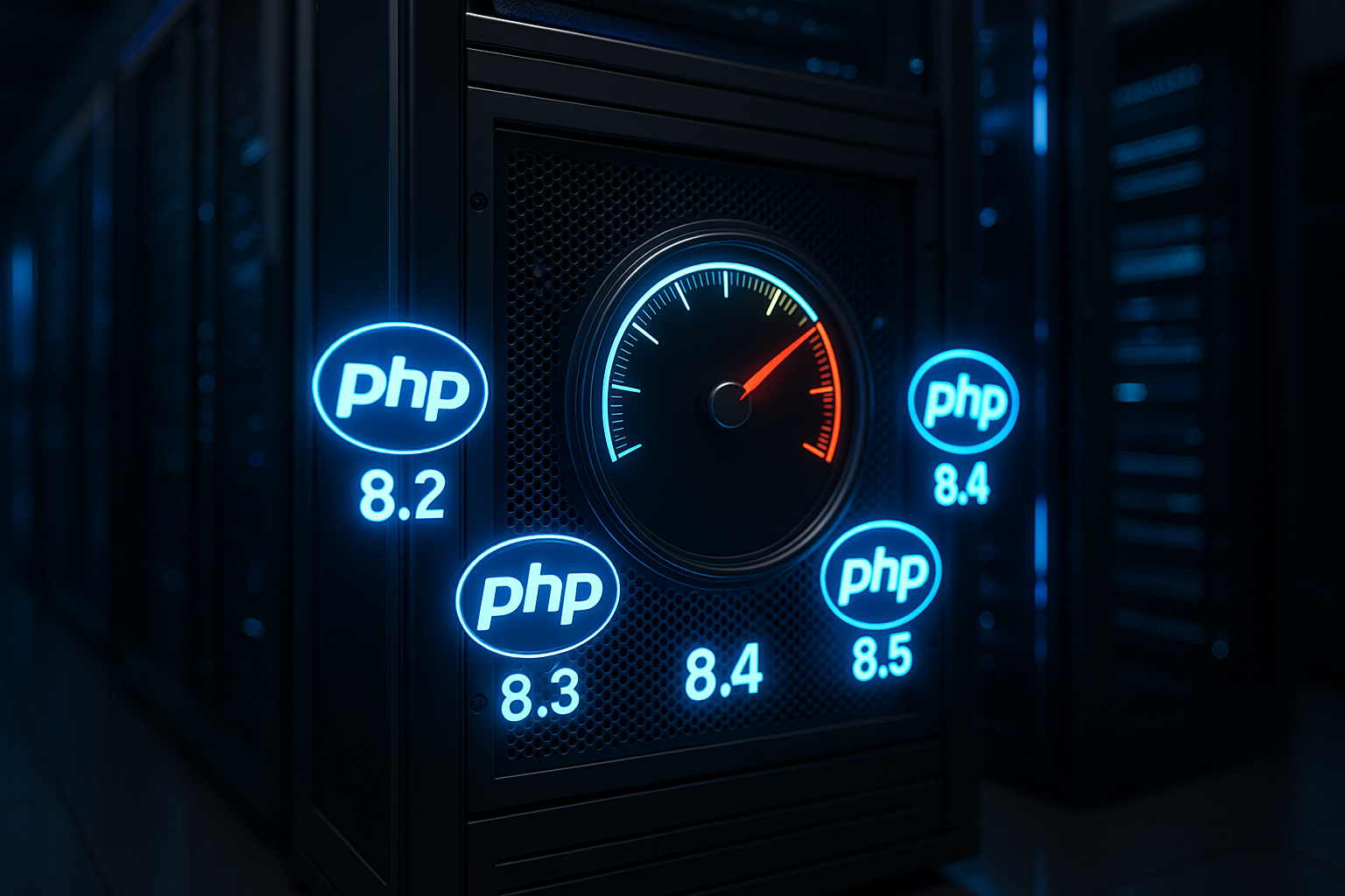Comparaison des performances des serveurs équipés de PHP dans un centre de données