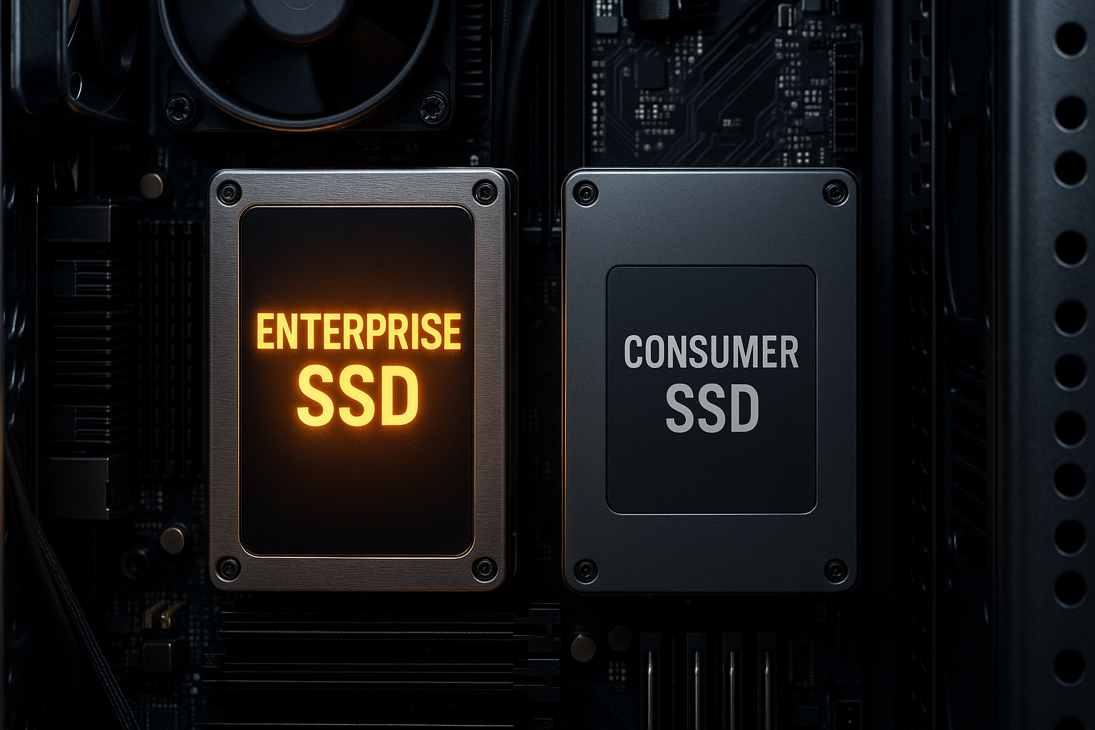 Comparaison entre les SSD d'entreprise et les SSD grand public dans les serveurs et les PC