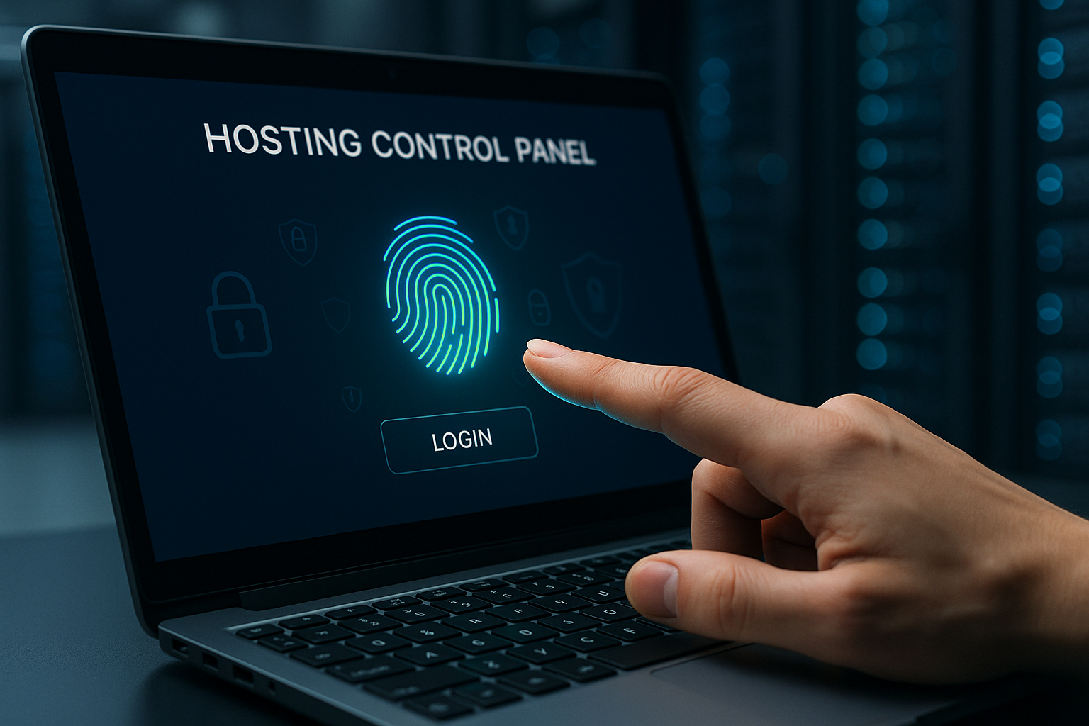 Clés d'accès WebAuthn Authentification biométrique pour une connexion sécurisée à l'hébergement