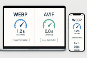Comparaison des formats d'image WebP et AVIF sur différents appareils à l'aide d'indicateurs de performance