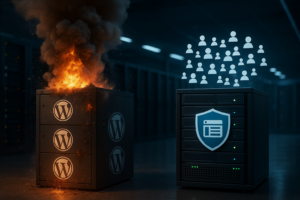 Serveur WordPress surchargé sans cache pleine page vs serveur cache évolutif