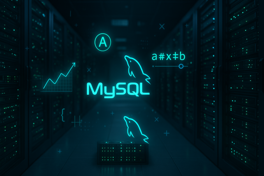 Collations de bases de données et optimisation des performances MySQL représentées visuellement