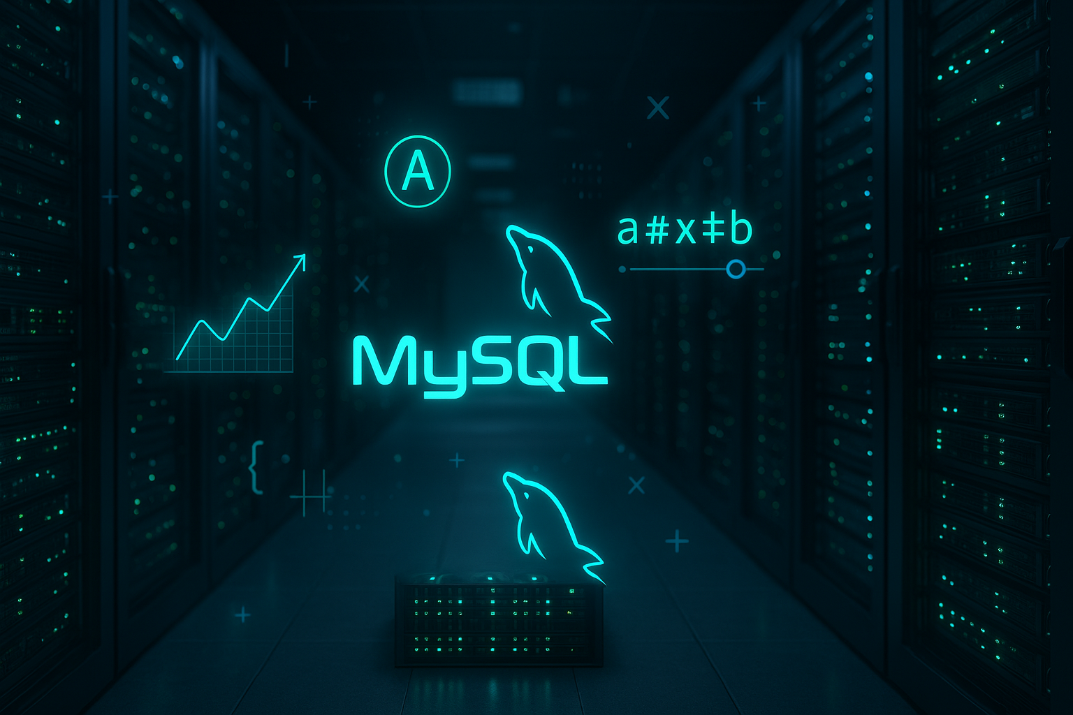 Collations de bases de données et optimisation des performances MySQL représentées visuellement