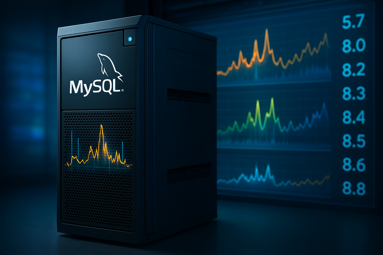 Comparaison des performances de la version MySQL du serveur graphique