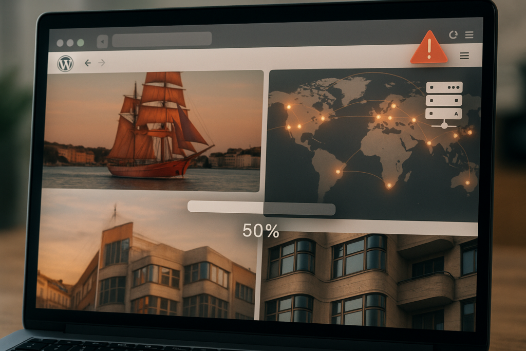 Les grandes images ralentissent WordPress avec des problèmes de performance CDN