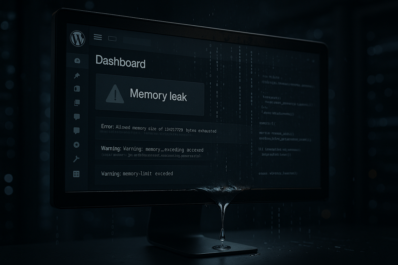 WordPress Memory Leak s'égoutte dangereusement dans les scripts PHP