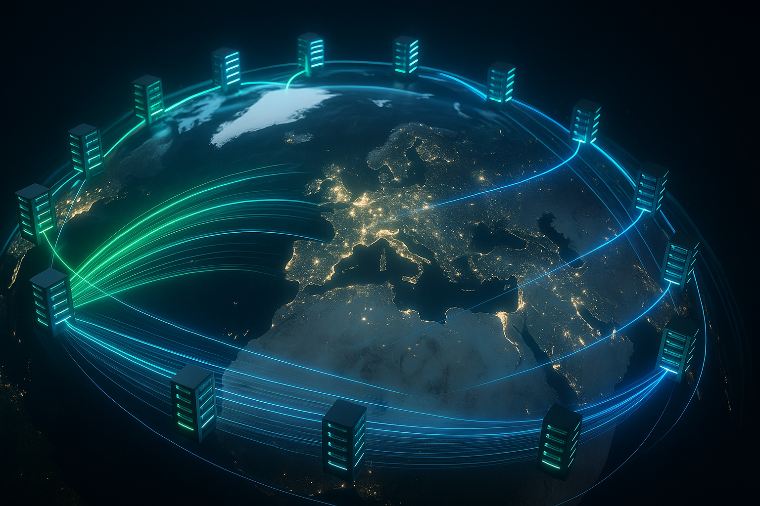 Réseau global de technologies de pointe avec CDN et Anycast pour des performances d'hébergement rapides