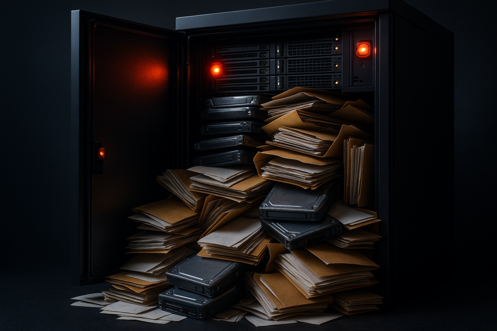 Serveur avec surcharge du système de fichiers et problèmes de limite d'inode