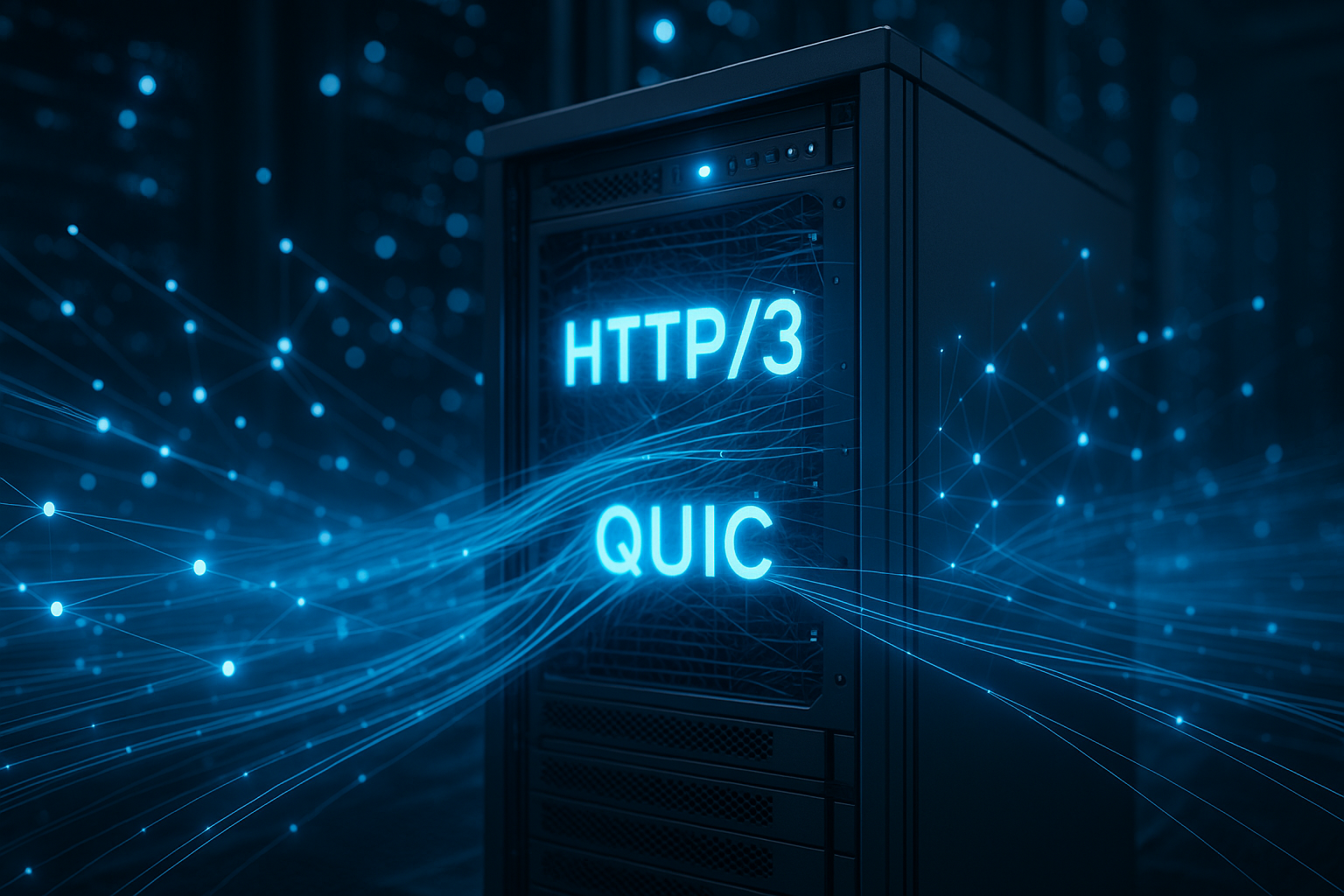 Serveur avec protocole HTTP/3 QUIC pour un hébergement web rapide