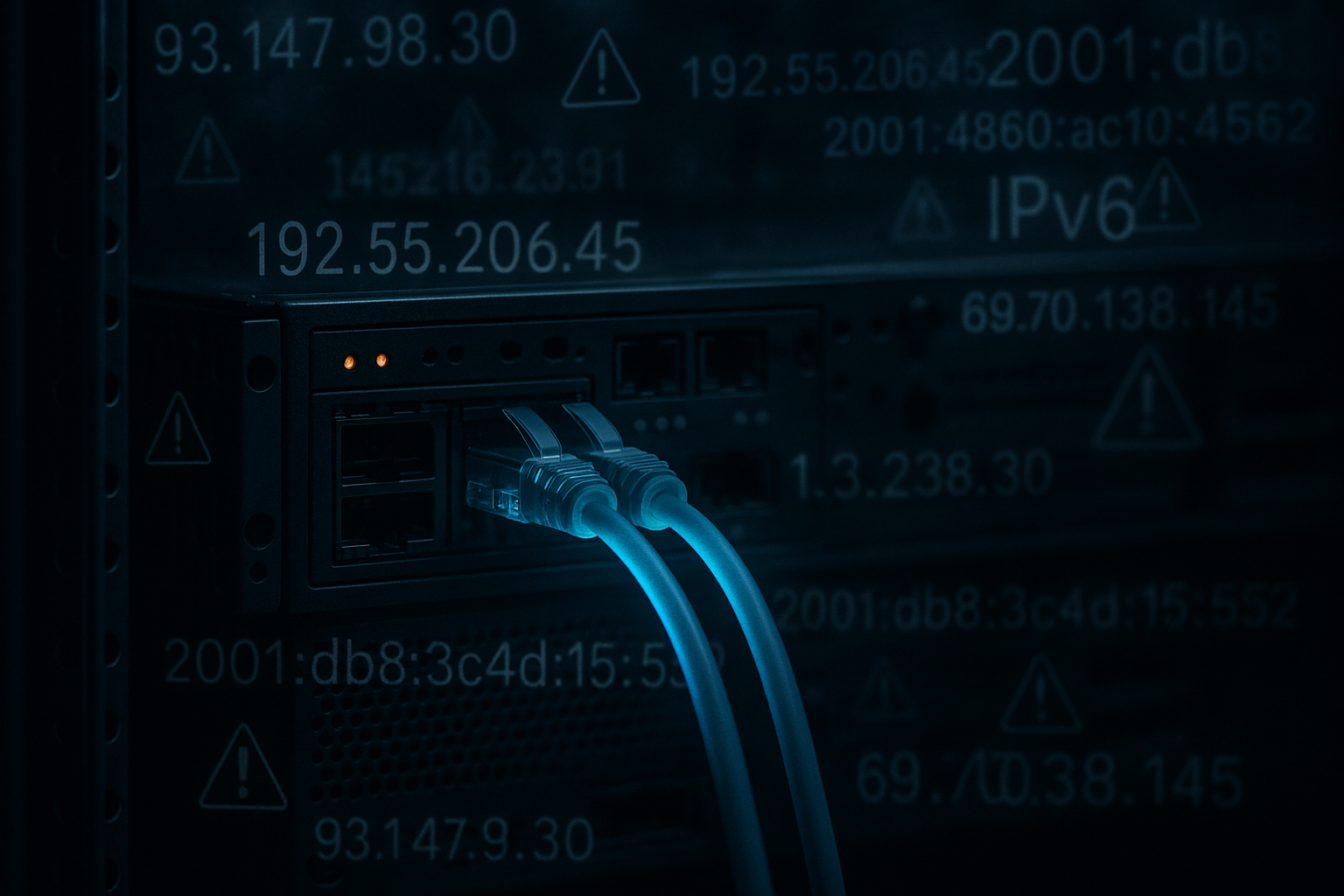 Serveur avec problèmes d'hébergement IPv6 dans un centre de données