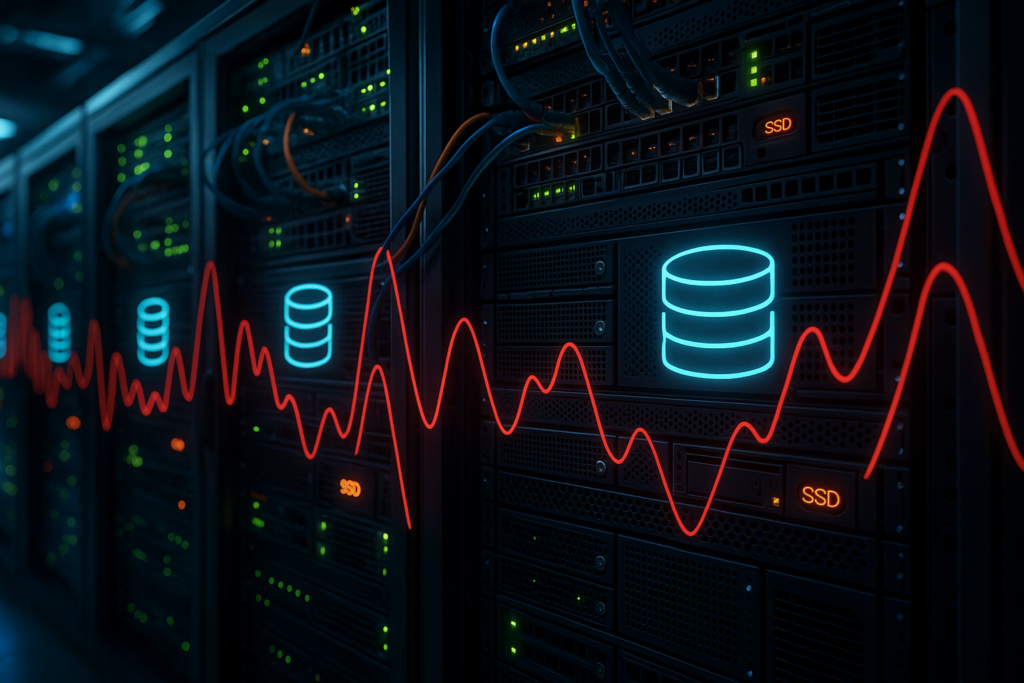 Hébergement Analyse de la latence avec stockage réseau PHP et bottlenecks de base de données