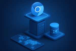 Niveaux de mise en cache dans l'hébergement web : navigateur, serveur, cache d'objets et CDN visualisés