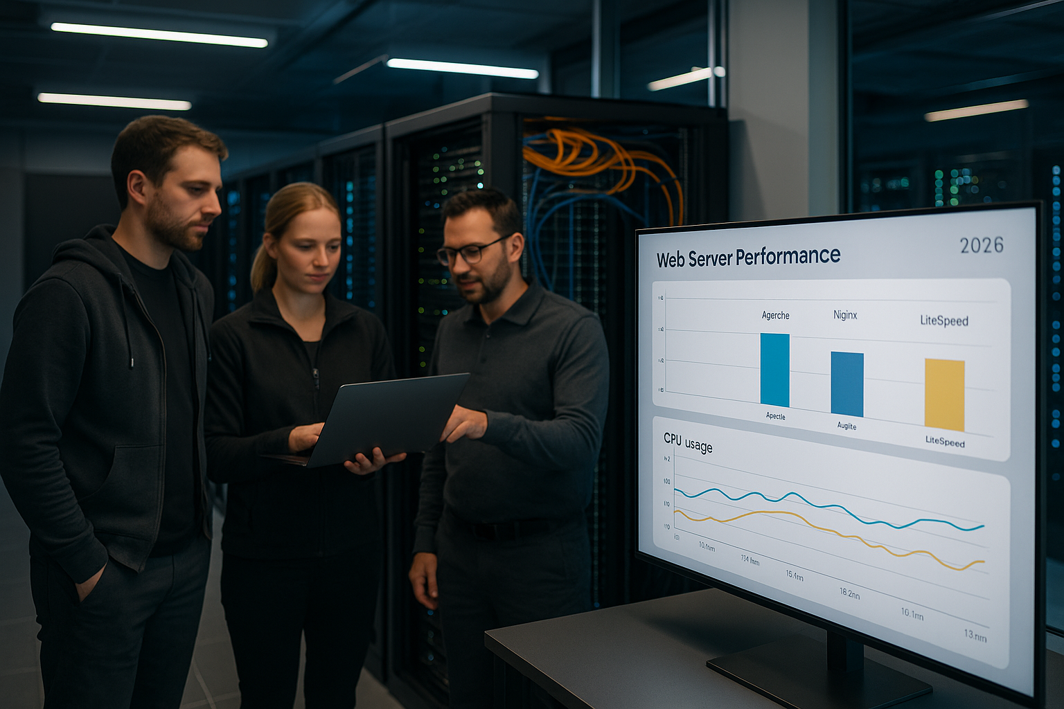 Comparaison pratique de serveurs web : Apache, Nginx et LiteSpeed en 2026
