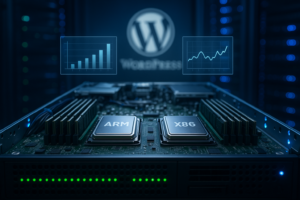 Comparaison des performances de WordPress Serveur ARM vs architecture x86