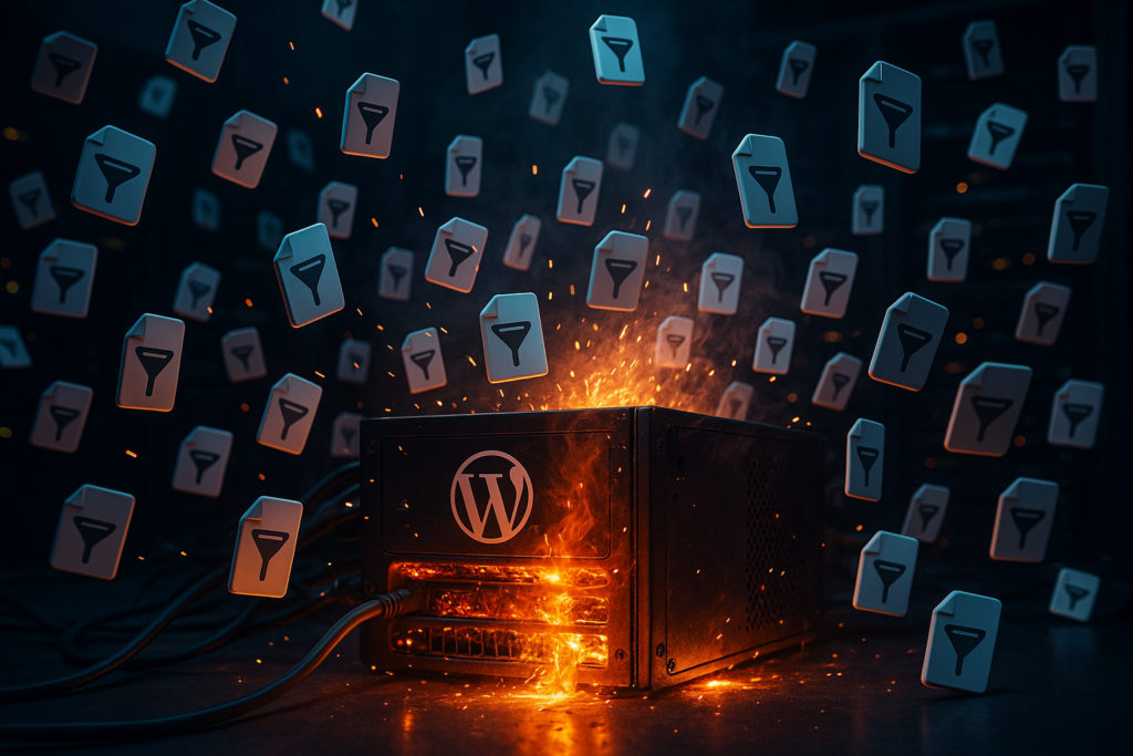 Les plugins WordPress génèrent de nombreuses requêtes dans la base de données et ralentissent le site web