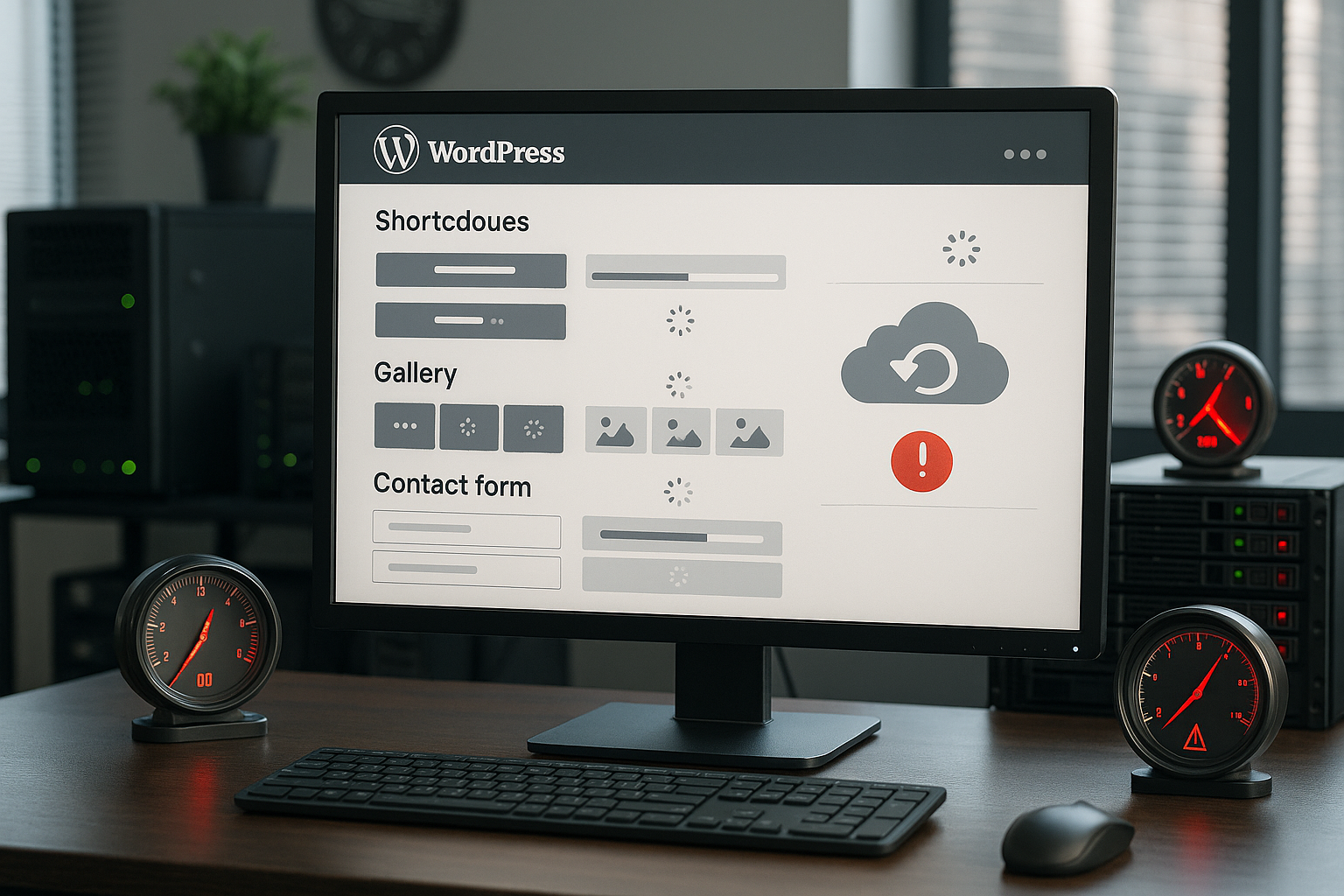 Problèmes de performance des shortcodes WordPress avec temps de chargement lent