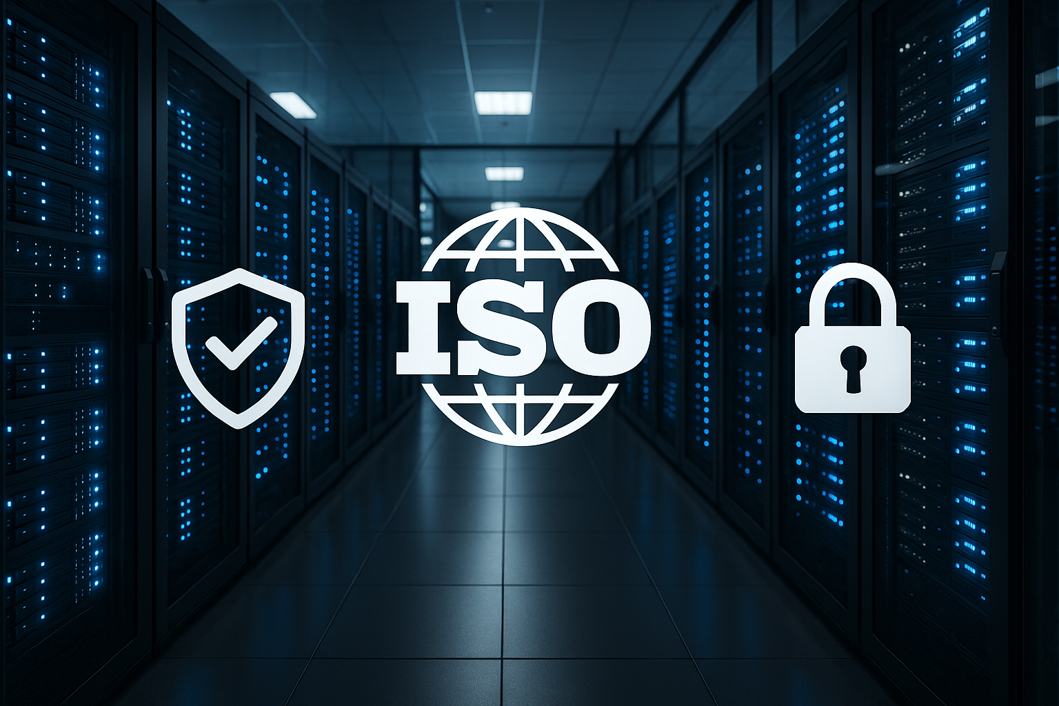 Centre de données sécurisé avec certification ISO pour l'hébergement web