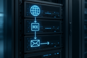 MX Records Routage des e-mails dans l'hébergement visualisé avec priorisation