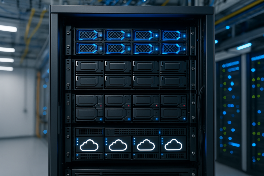 Serveur de stockage Tiering avec différents supports de stockage Tiers