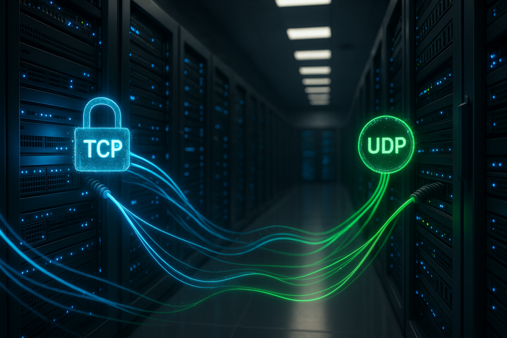 Comparaison TCP vs UDP dans un environnement de serveur d'hébergement