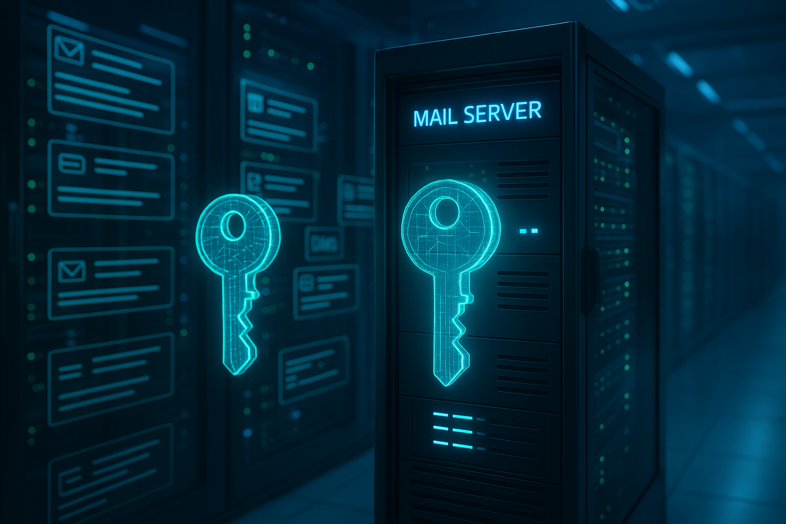 Serveur de messagerie avec rotation des clés DKIM pour une authentification sécurisée des e-mails