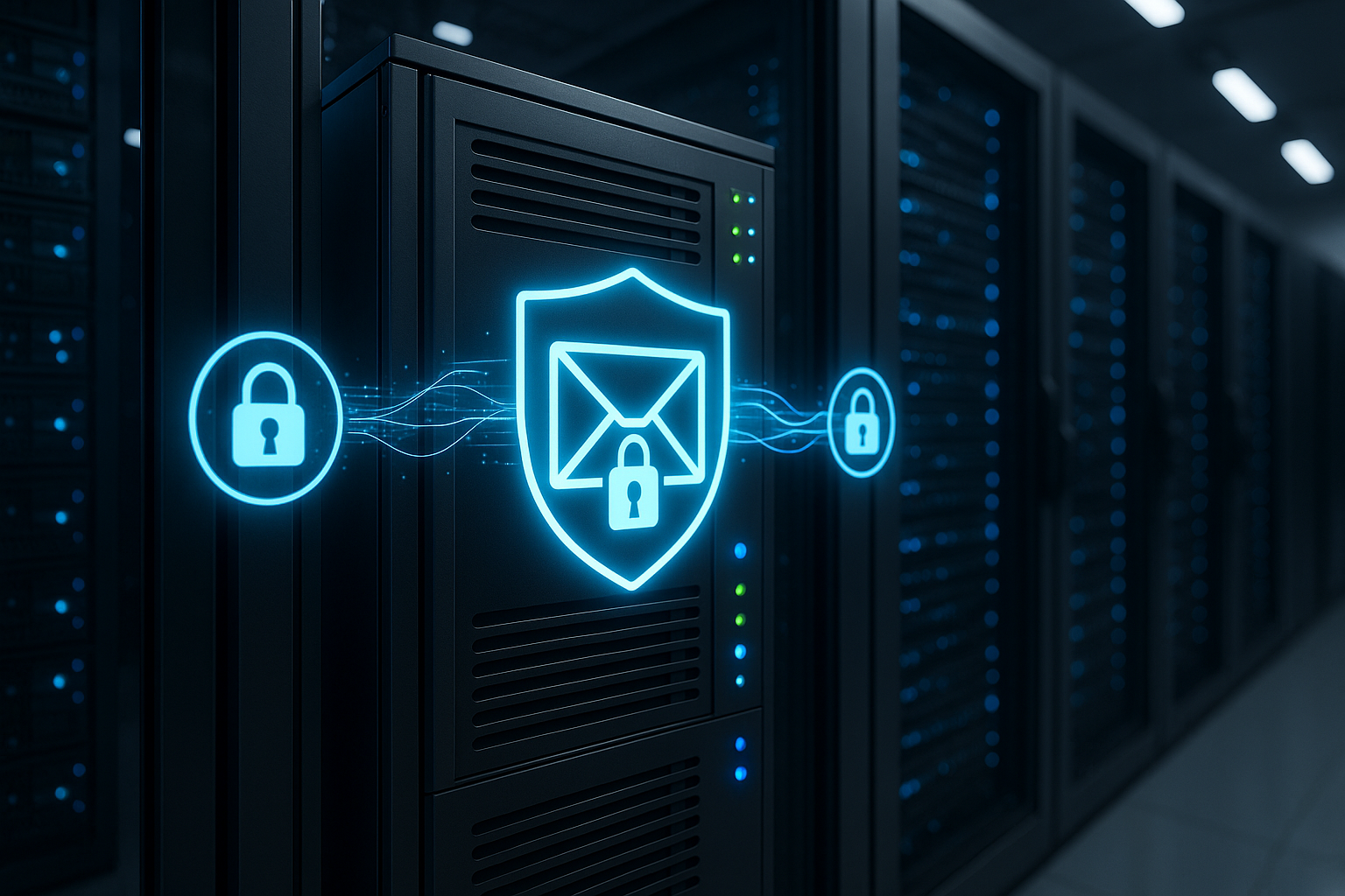 Configuration TLS du serveur de messagerie avec sélection du chiffrement pour un courrier électronique sécurisé