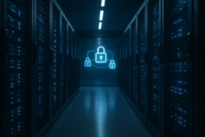 Centre de données avec serveurs DNS sécurisés pour les transferts de zones