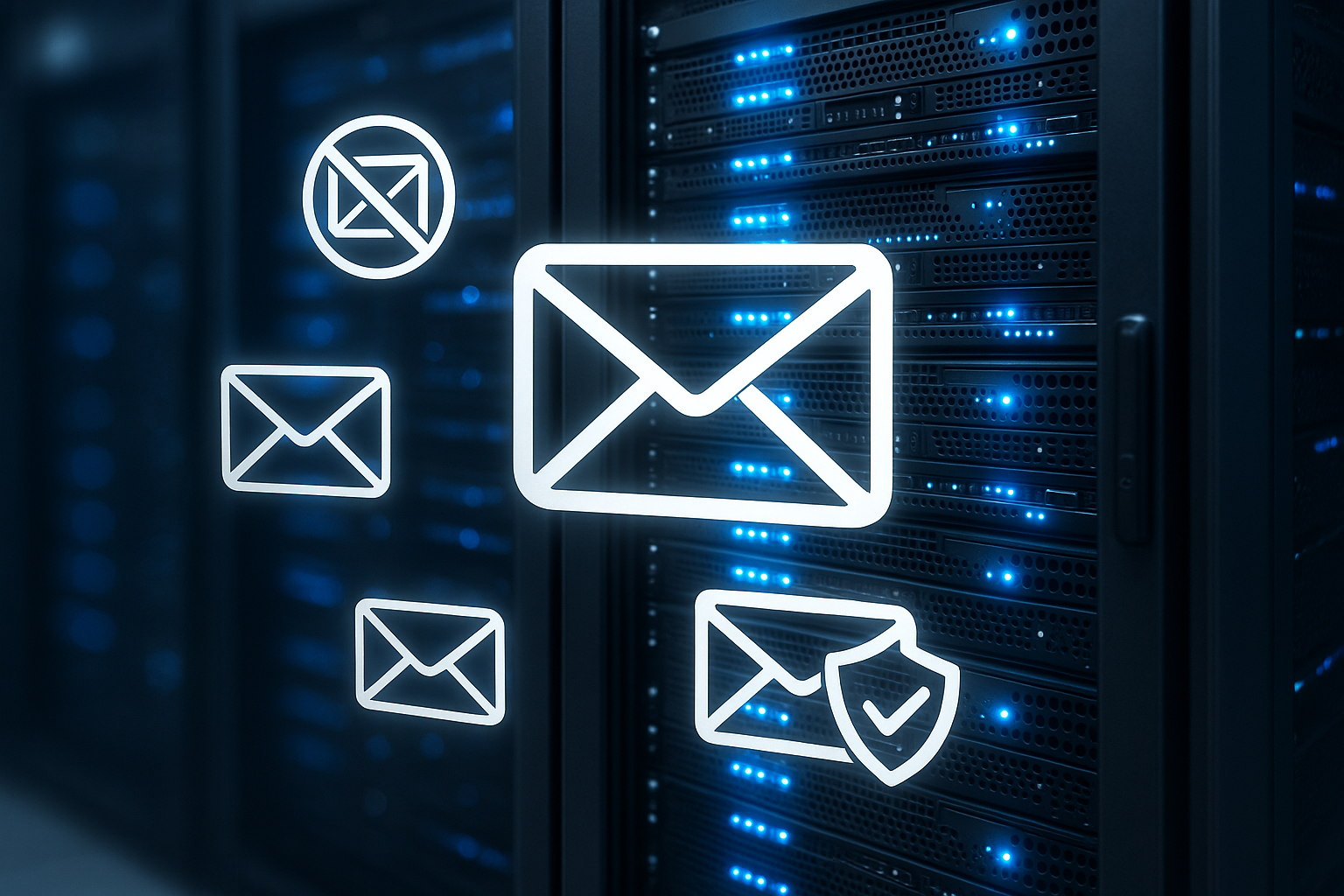 Serveur de messagerie avec boucles de rétroaction et gestion de la réputation des spams Illustration