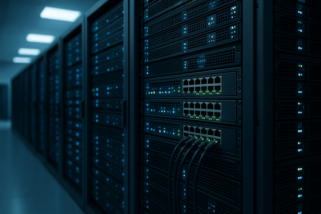 Rack serveur avec matériel réseau pour une affinité IRQ optimisée et des performances réseau multicœurs