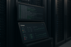Serveur Linux avec gestion des services via systemd dans le centre de données d'hébergement