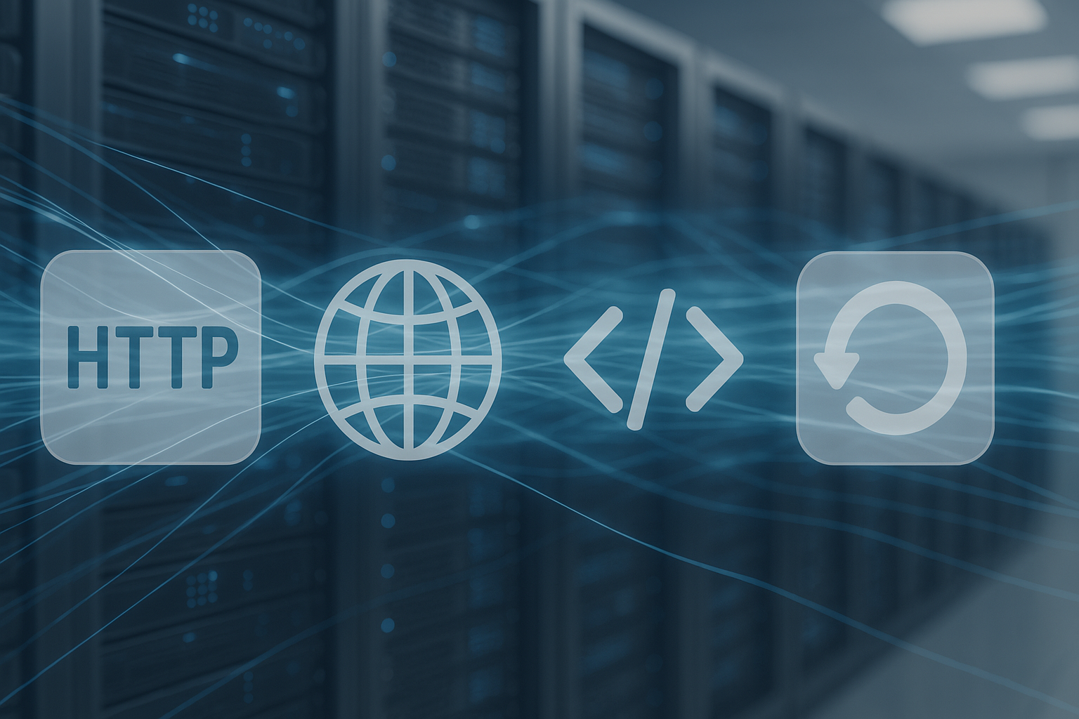 Illustration symbolique de l'en-tête HTTP « Cache-Control » et de la mise en cache par le navigateur dans un environnement serveur moderne