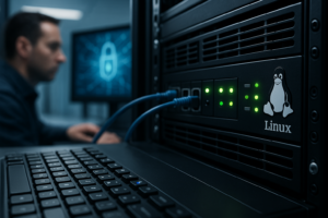 Serveur Linux configuré de manière sécurisée avec des droits root granulaires dans le centre de données