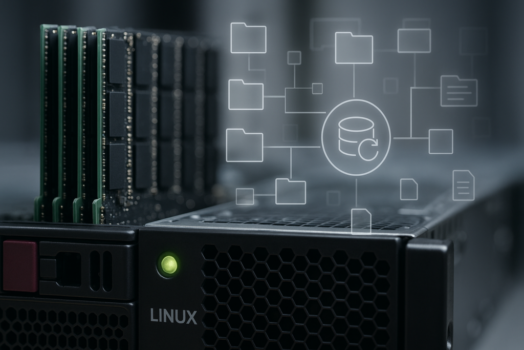 Serveur Linux doté d'un cache de système de fichiers optimisé dans le centre de données