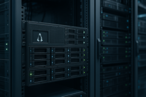 Serveur de base de données Linux avec un paramètre vm.max_map_count optimisé dans le centre de données