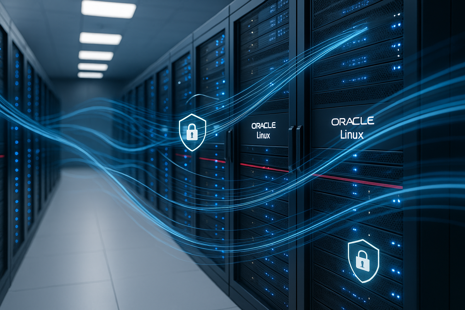 Serveur Oracle Linux avec Livepatch du noyau via Ksplice dans le centre de données